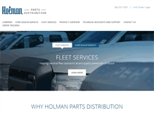 Tablet Screenshot of holmanparts.com